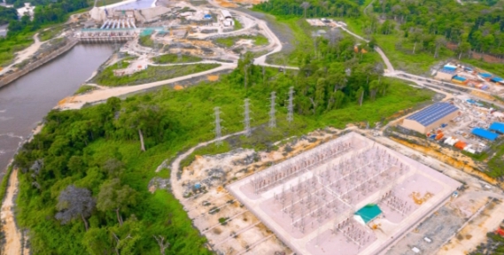 Nachtigal transmission substation, Cameroon